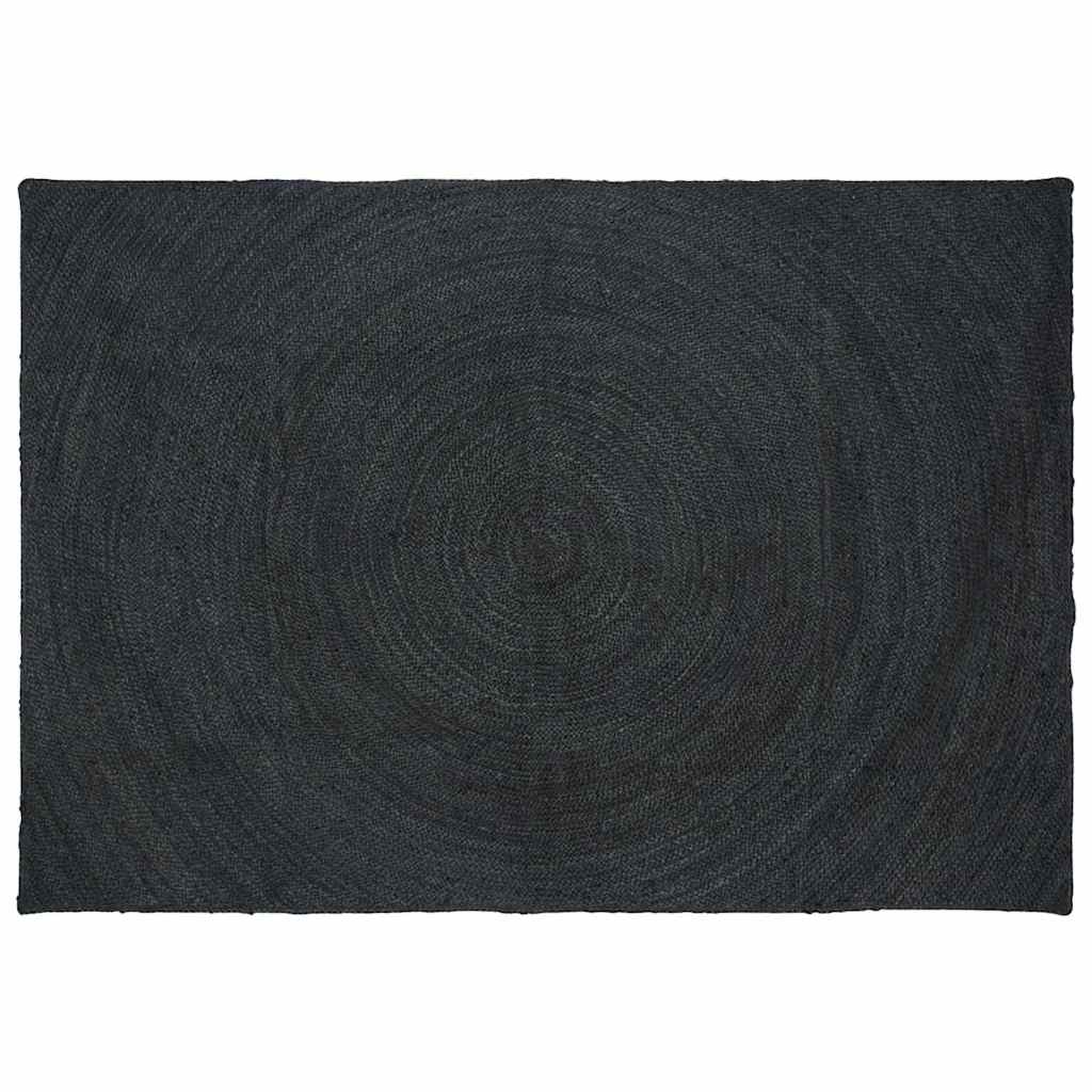 Area Rugs Dark Grey 160 x 230 cm Jute