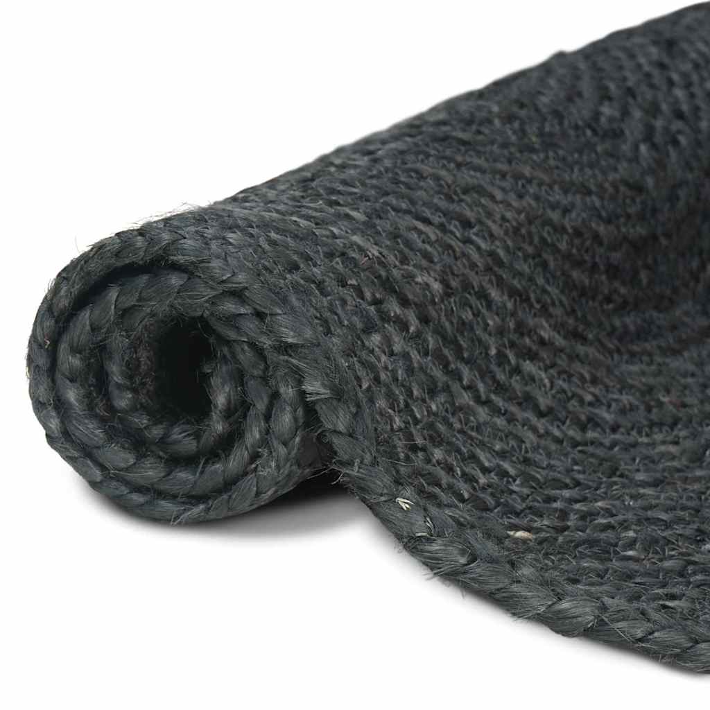 Area Rugs Dark Grey 200 x 200 cm Jute