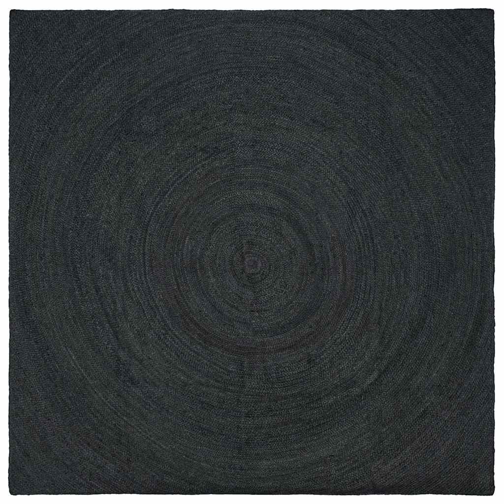 Area Rugs Dark Grey 200 x 200 cm Jute