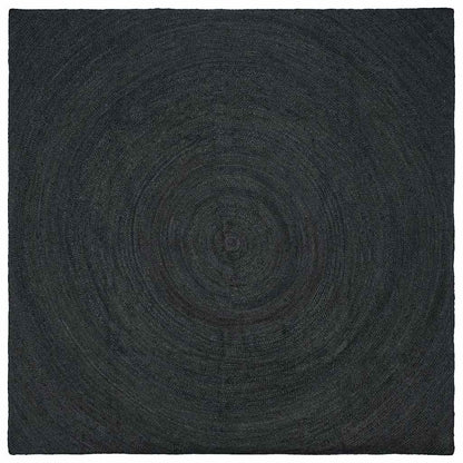 Area Rugs Dark Grey 200 x 200 cm Jute