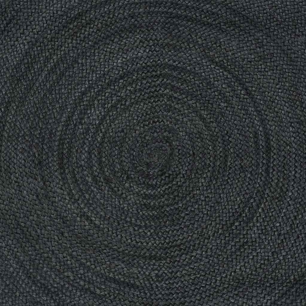 Area Rugs Dark Grey 200 x 200 cm Jute