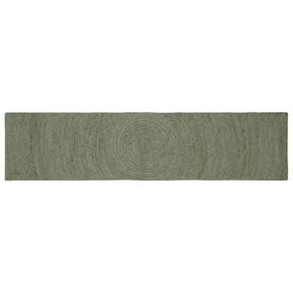 Area Rugs Olive Green 60 x 250 cm Jute