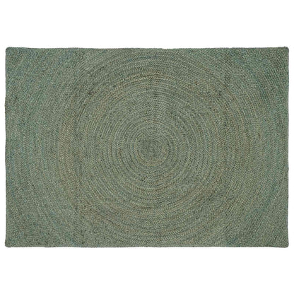 Area Rugs Olive Green 140 x 200 cm Jute