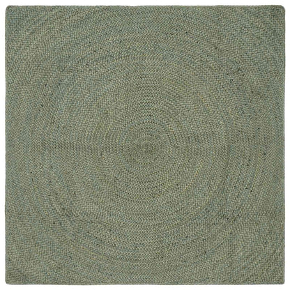 Area Rugs Olive Green 160 x 160 cm Jute