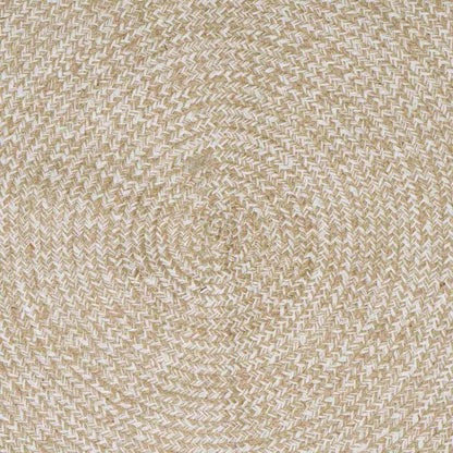 Rug Natural and White 200 x 290 cm Jute
