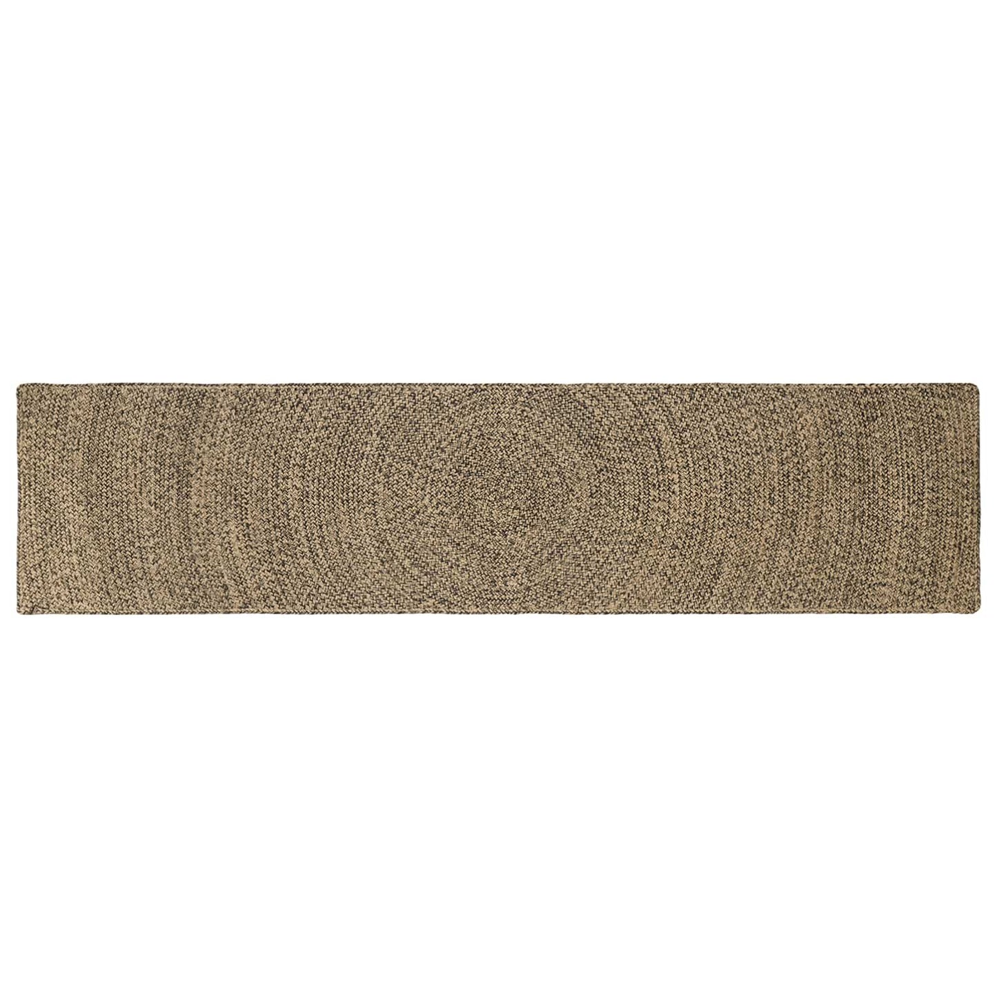 Area Rugs Natural and Black 60 x 250 cm Jute