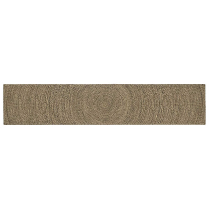 Area Rugs Natural and Black 60 x 400 cm Jute