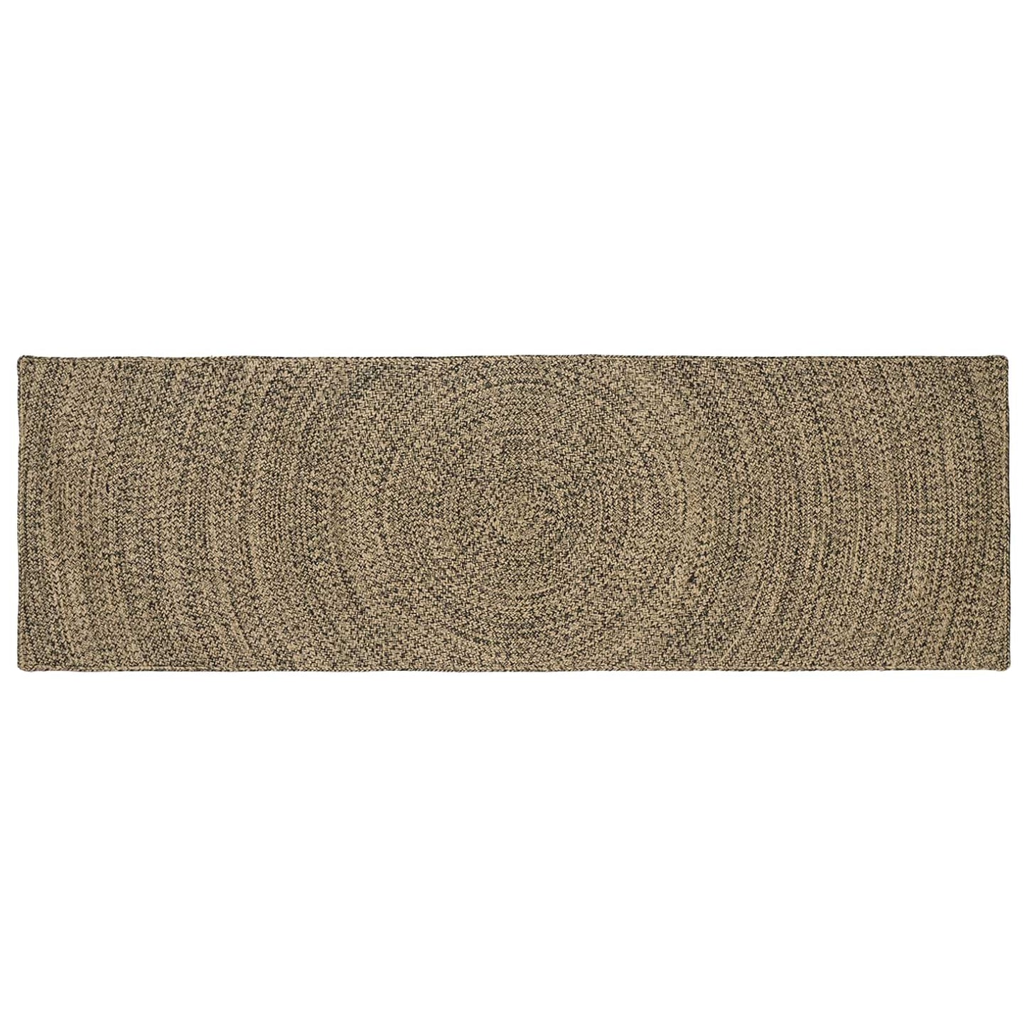 Area Rugs Natural and Black 80 x 250 cm Jute