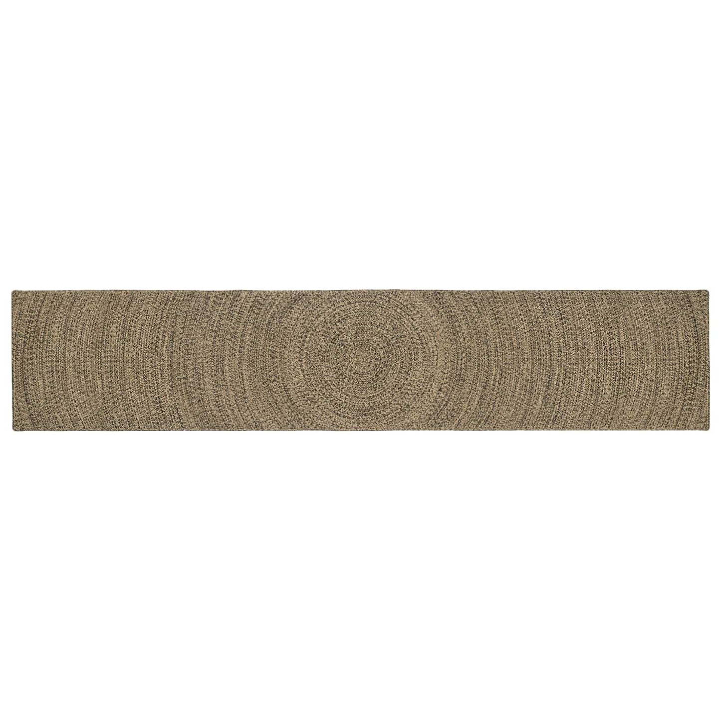 Area Rugs Natural and Black 80 x 400 cm Jute