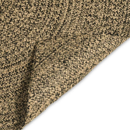 Area Rugs Natural and Black 200 x 200 cm Jute