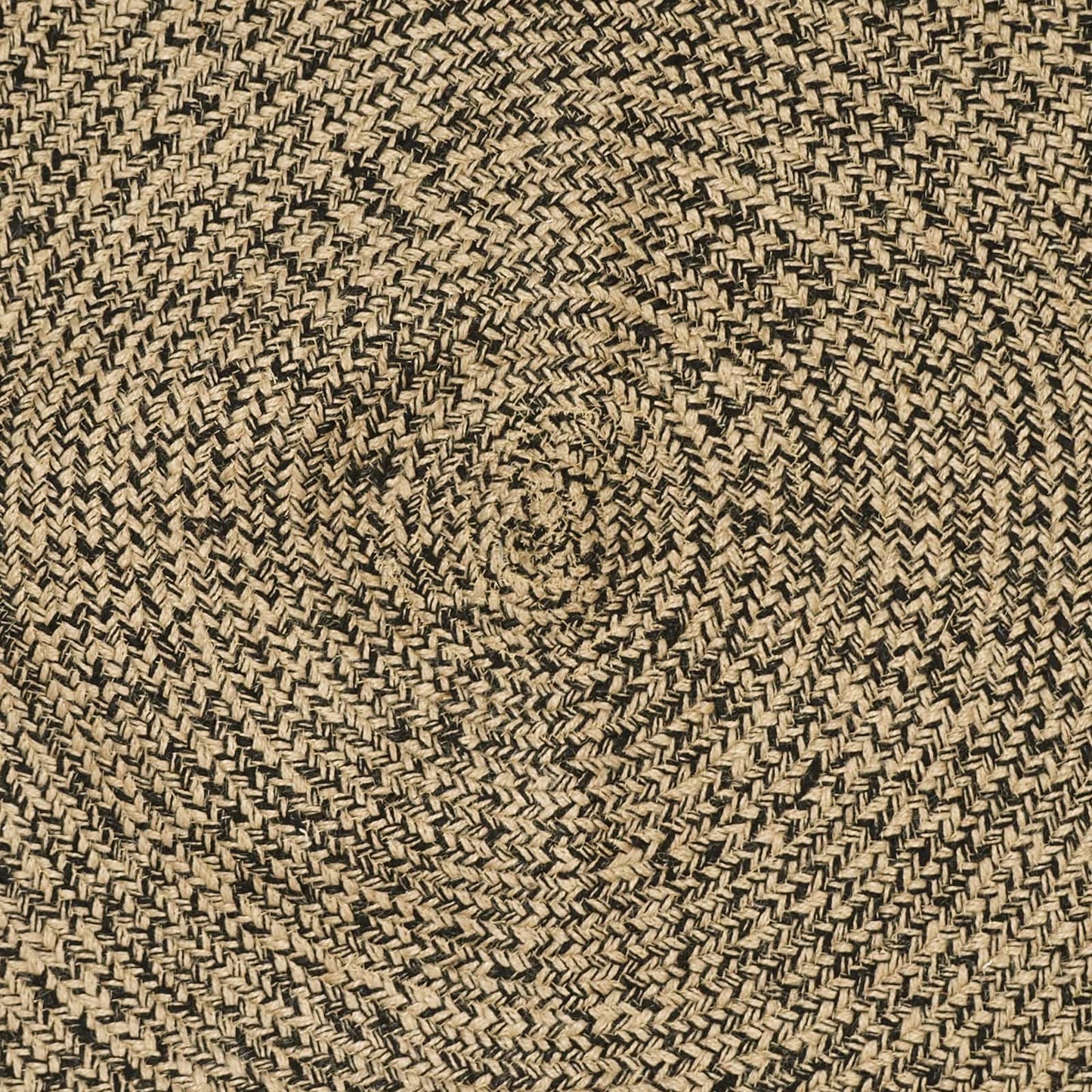 Area Rugs Natural and Black 200 x 200 cm Jute