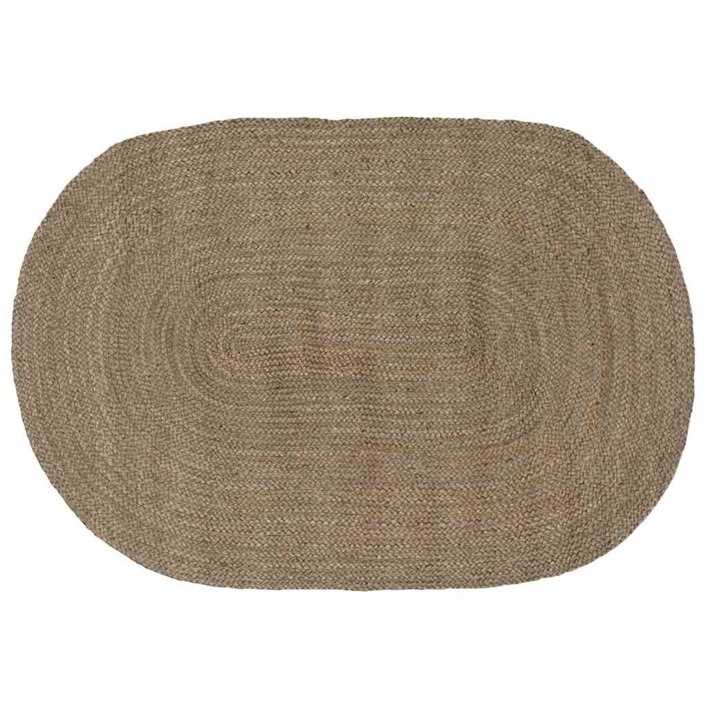 Area Rugs Grey 122 x 183 cm Jute