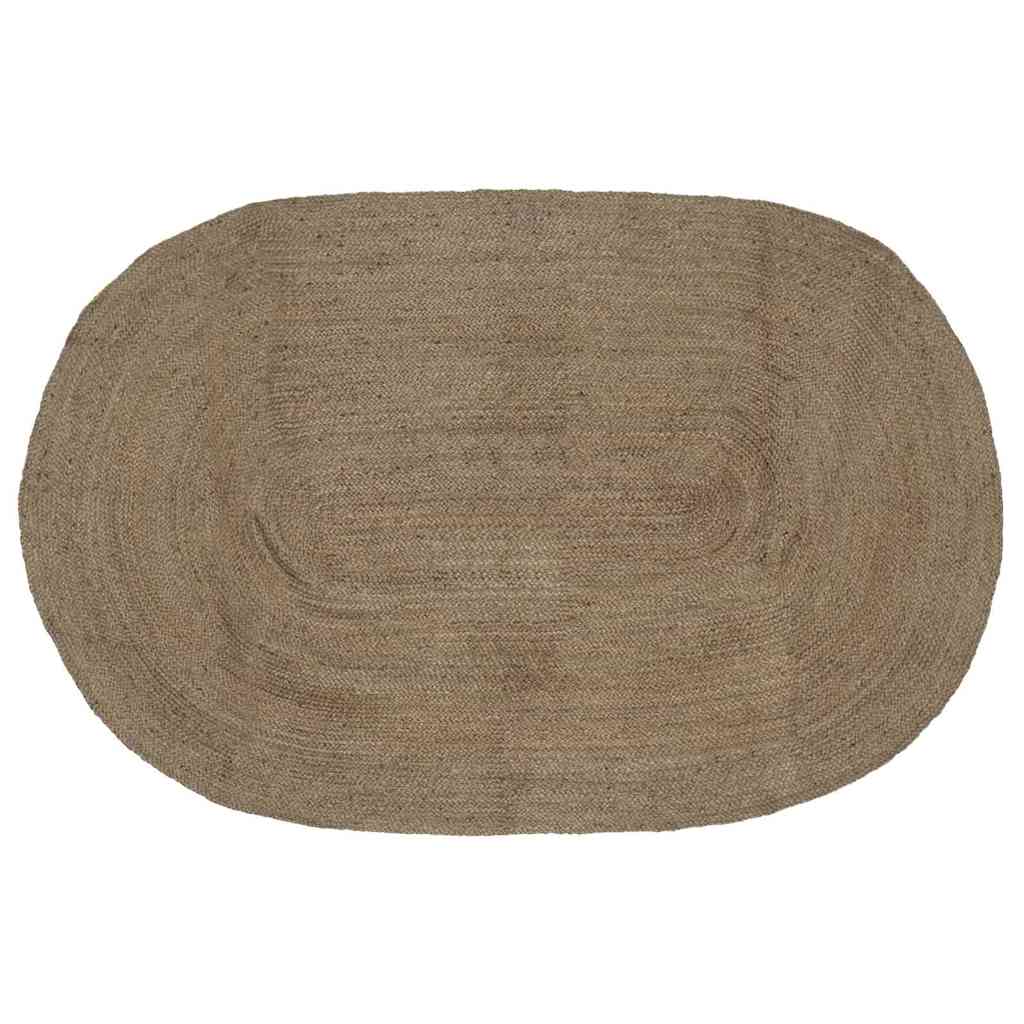 Area Rugs Grey 152 x 245 cm Jute