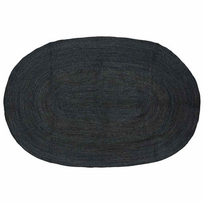 Area Rugs Dark Grey 152 x 245 cm Jute