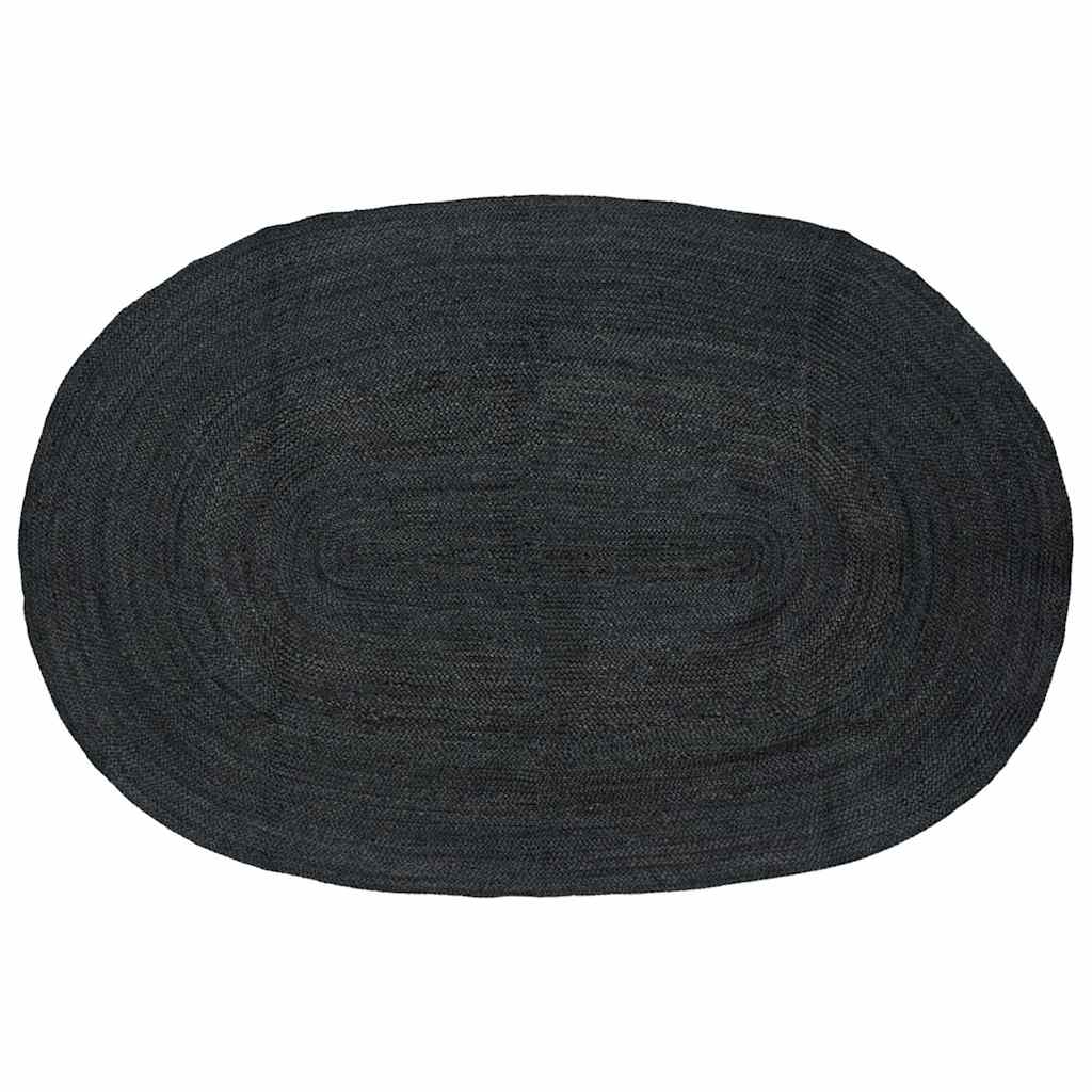 Area Rugs Dark Grey 205 x 305 cm Jute