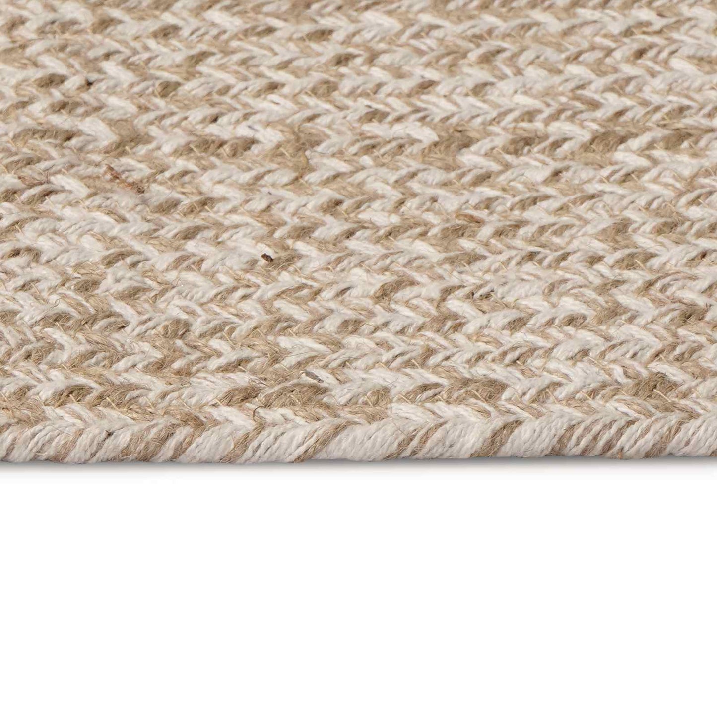 Area Rugs White 152 x 245 cm Jute