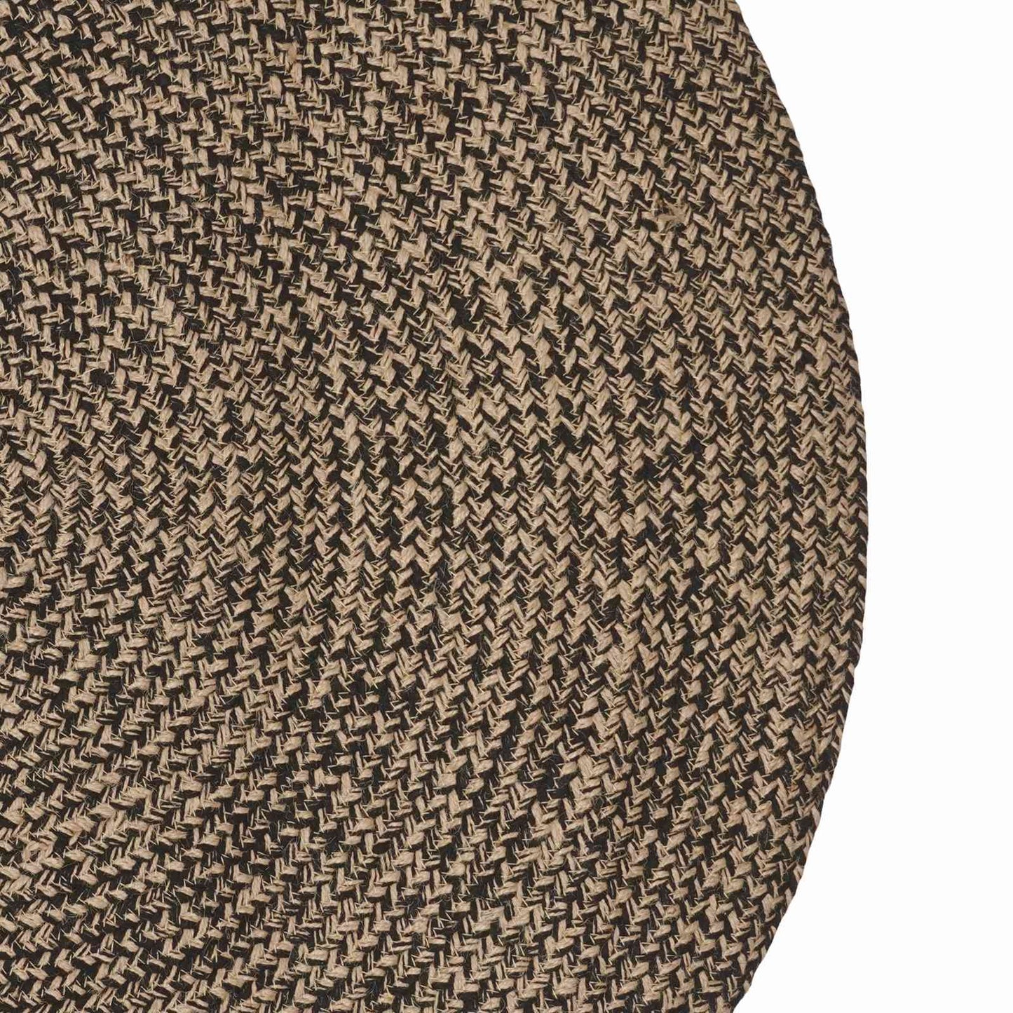 Area Rugs Black 100 x 152 cm Jute