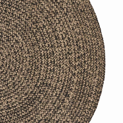 Area Rugs Black 100 x 152 cm Jute