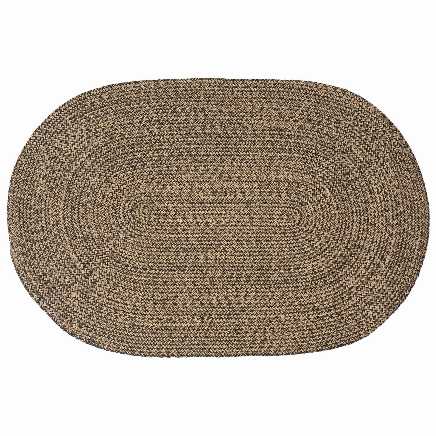 Area Rugs Black 100 x 152 cm Jute