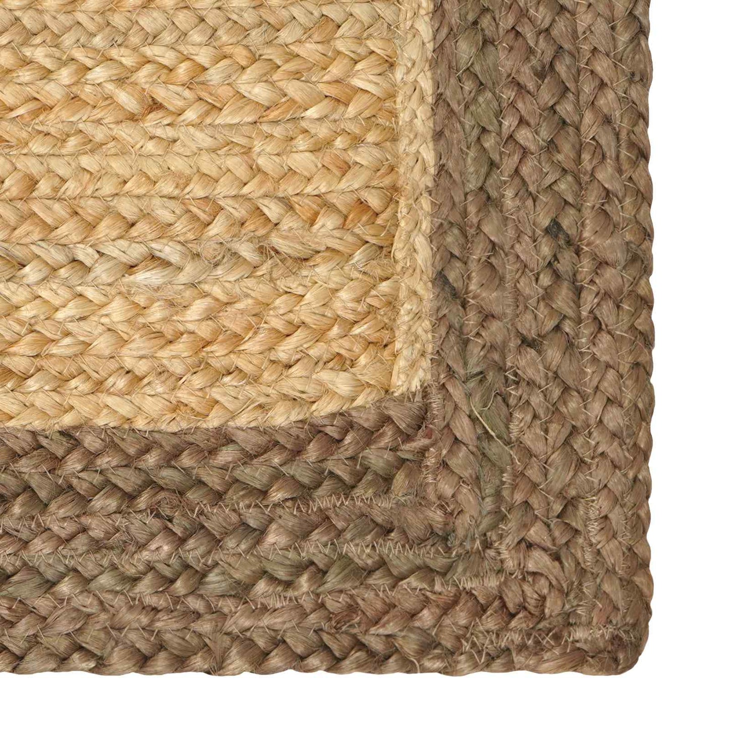 Area Rug Grey 200 x 200 cm Jute