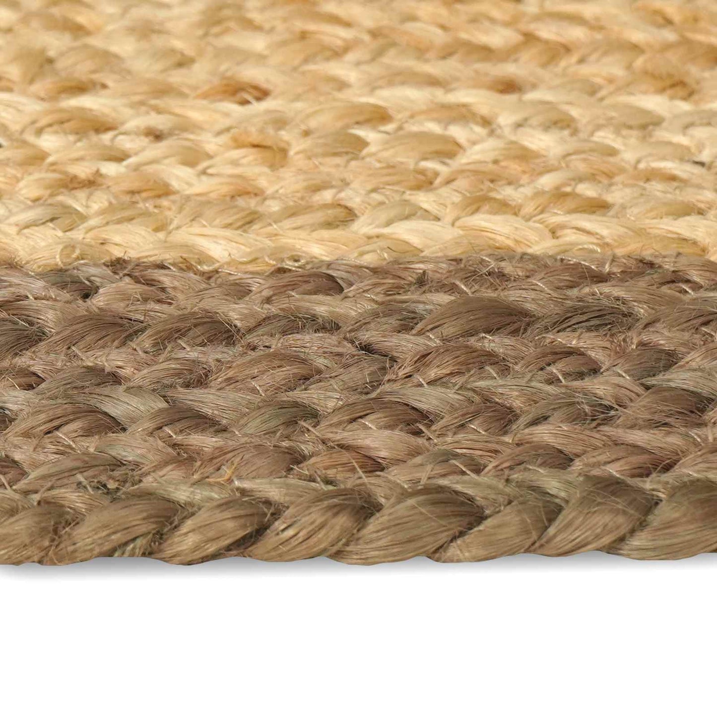 Area Rug Grey 200 x 200 cm Jute