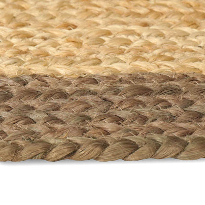 Area Rug Grey 200 x 200 cm Jute
