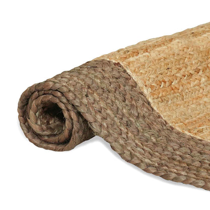 Area Rug Grey 200 x 200 cm Jute