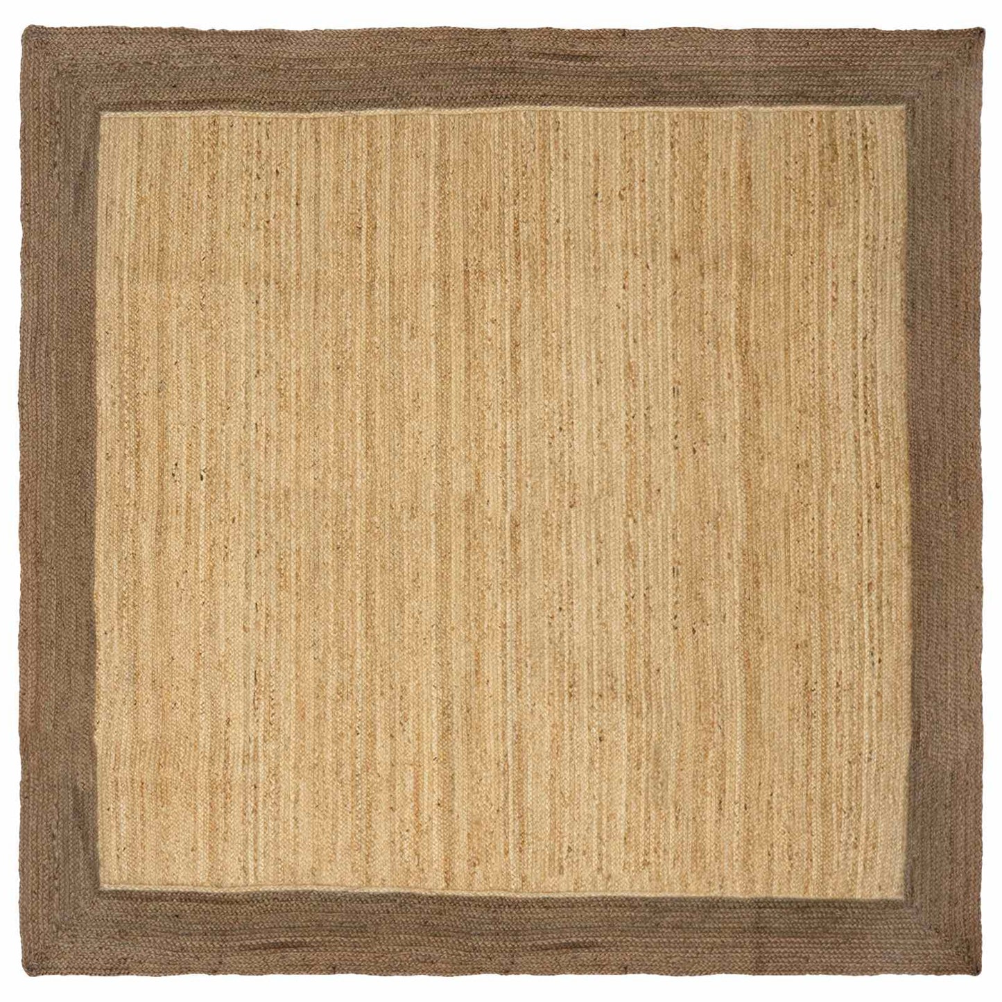 Area Rug Grey 200 x 200 cm Jute