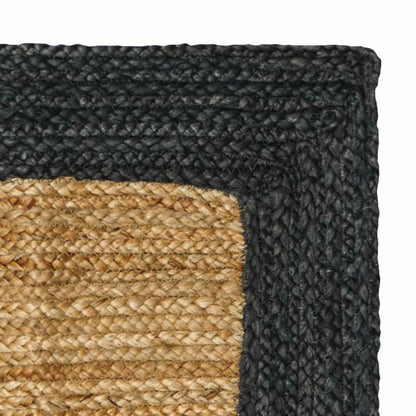 Area Rugs Dark Grey 200 x 290 cm Jute