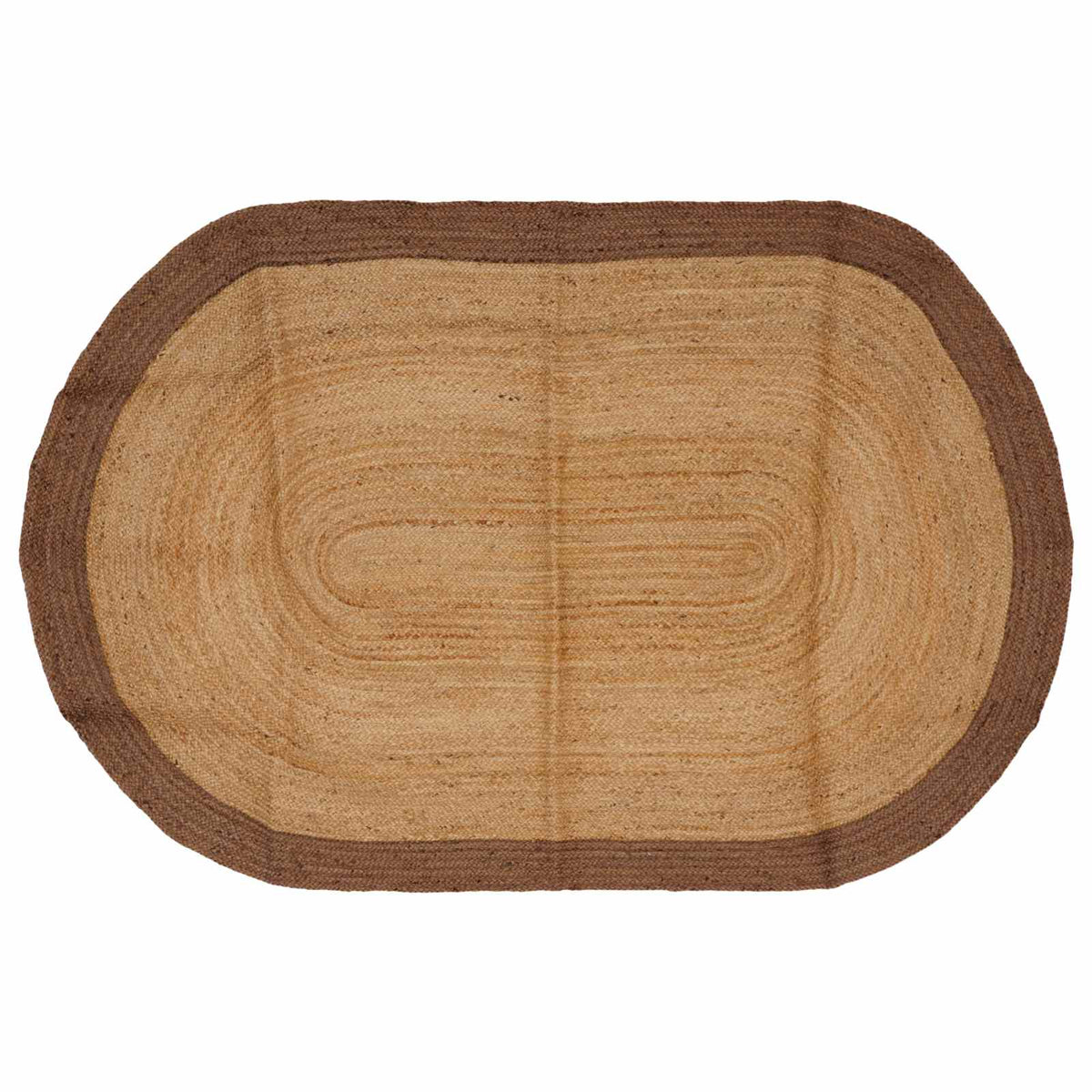 Area Rug Grey 122 x 183 cm Jute