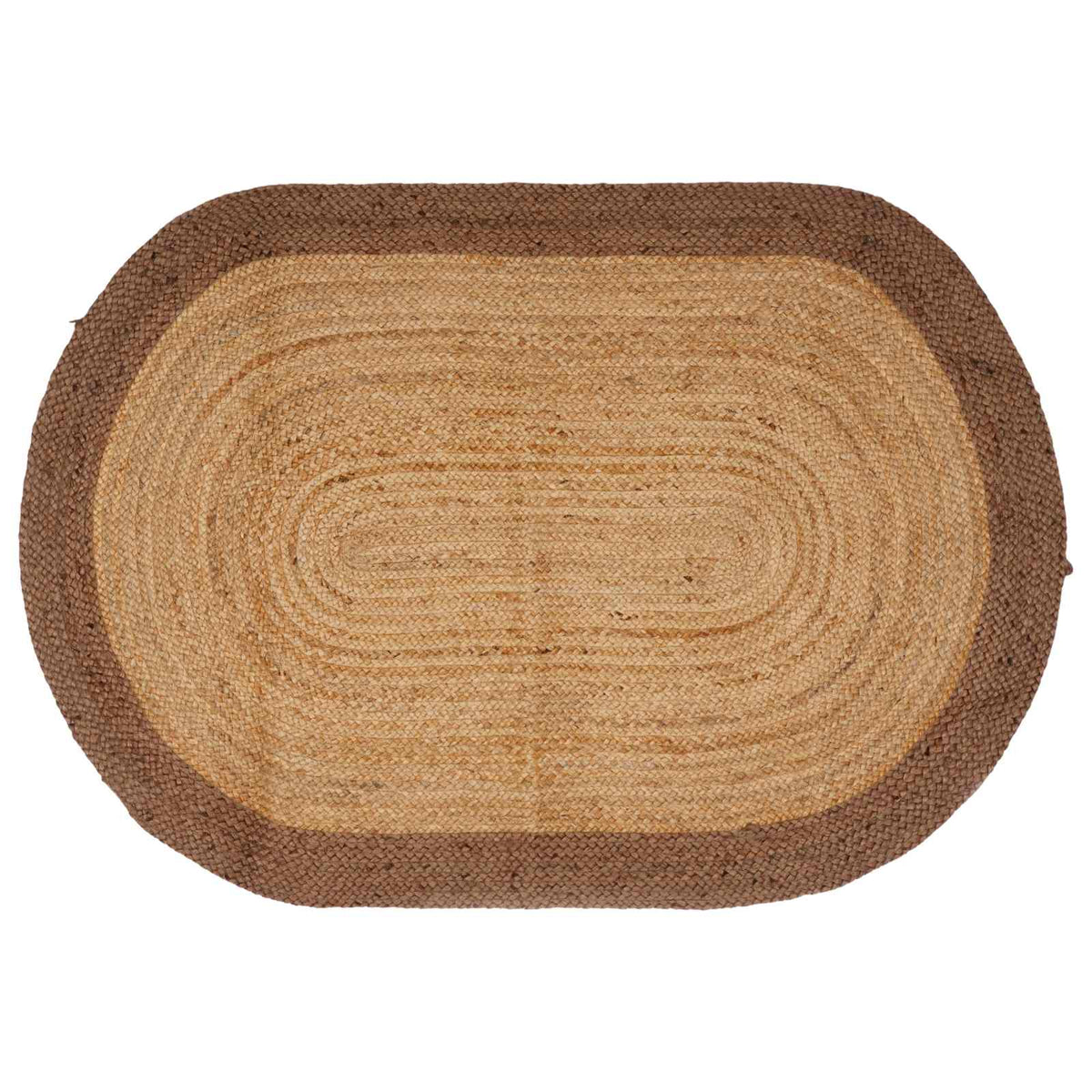 Area Rug Grey 205 x 305 cm Jute
