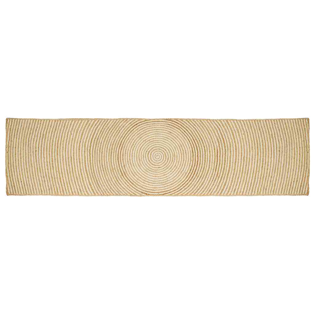 Area Rugs White 60 x 400 cm Jute