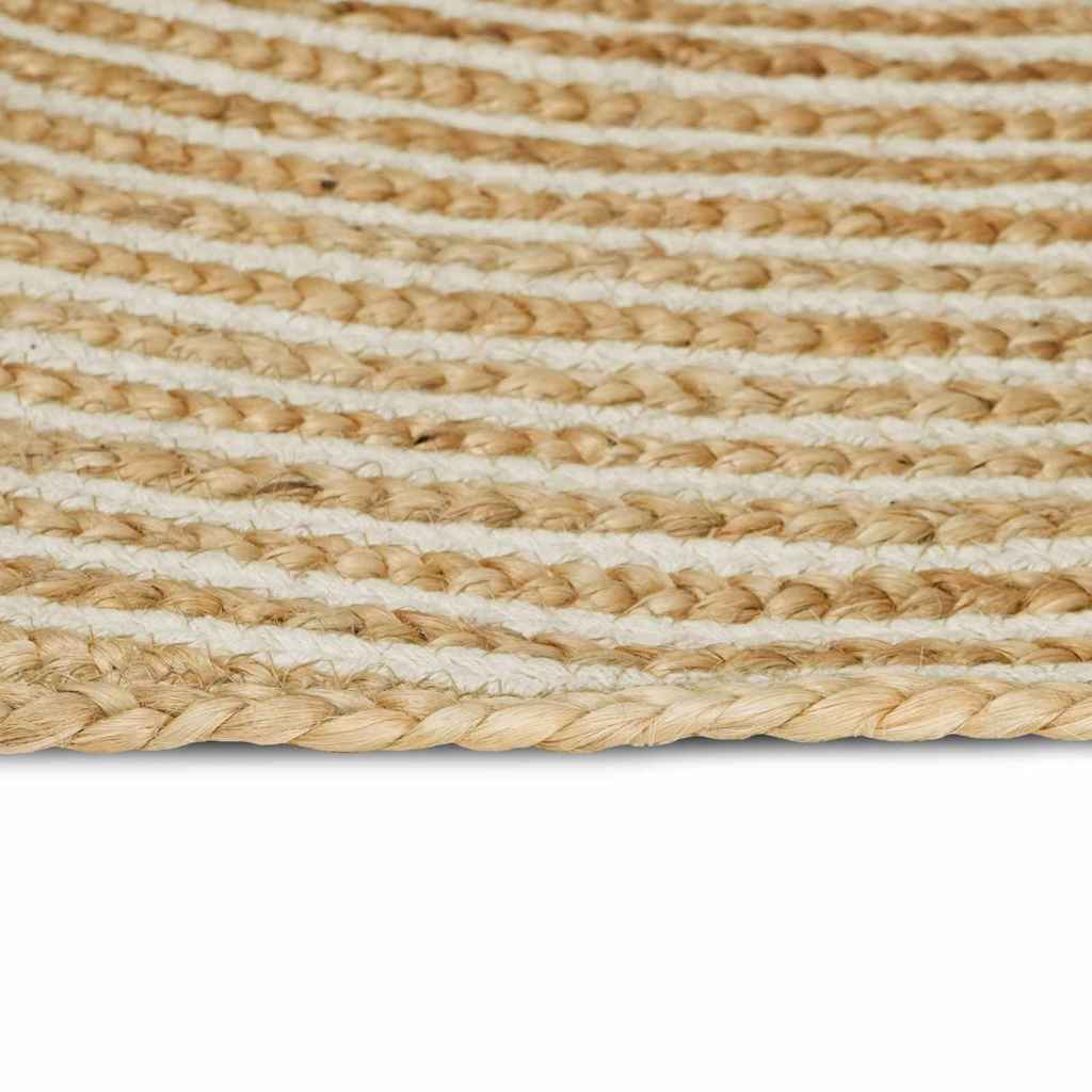 Area Rugs White 80 x 250 cm Jute
