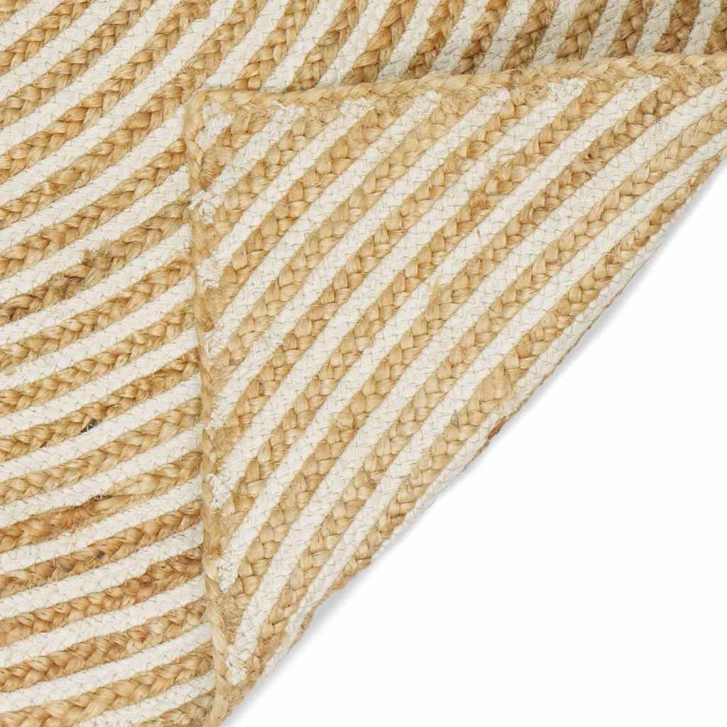 Area Rugs White 80 x 250 cm Jute