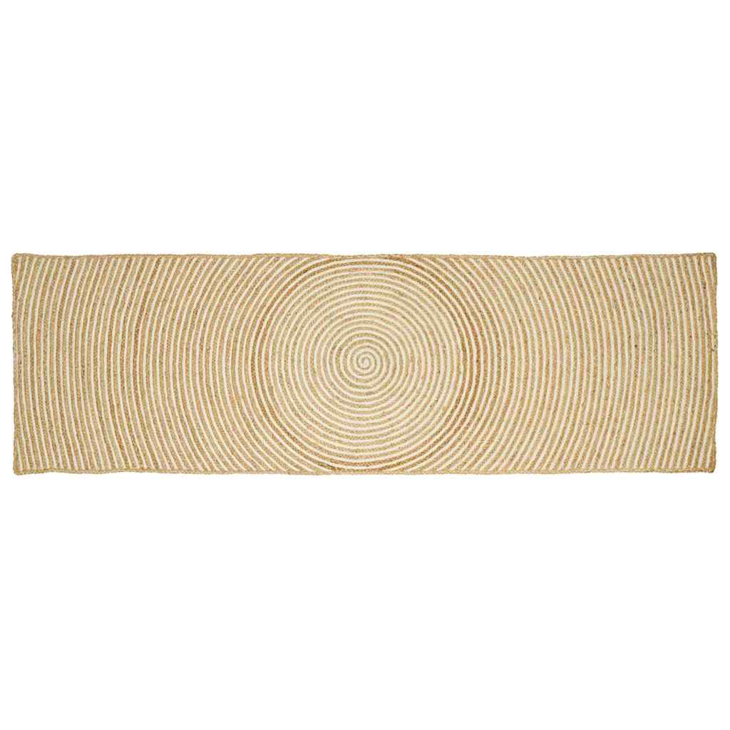Area Rugs White 80 x 250 cm Jute