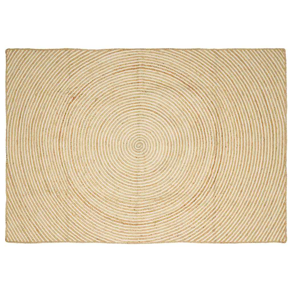 Area Rugs White 200 x 290 cm Jute