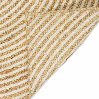 Area Rugs White 240 x 340 cm Jute