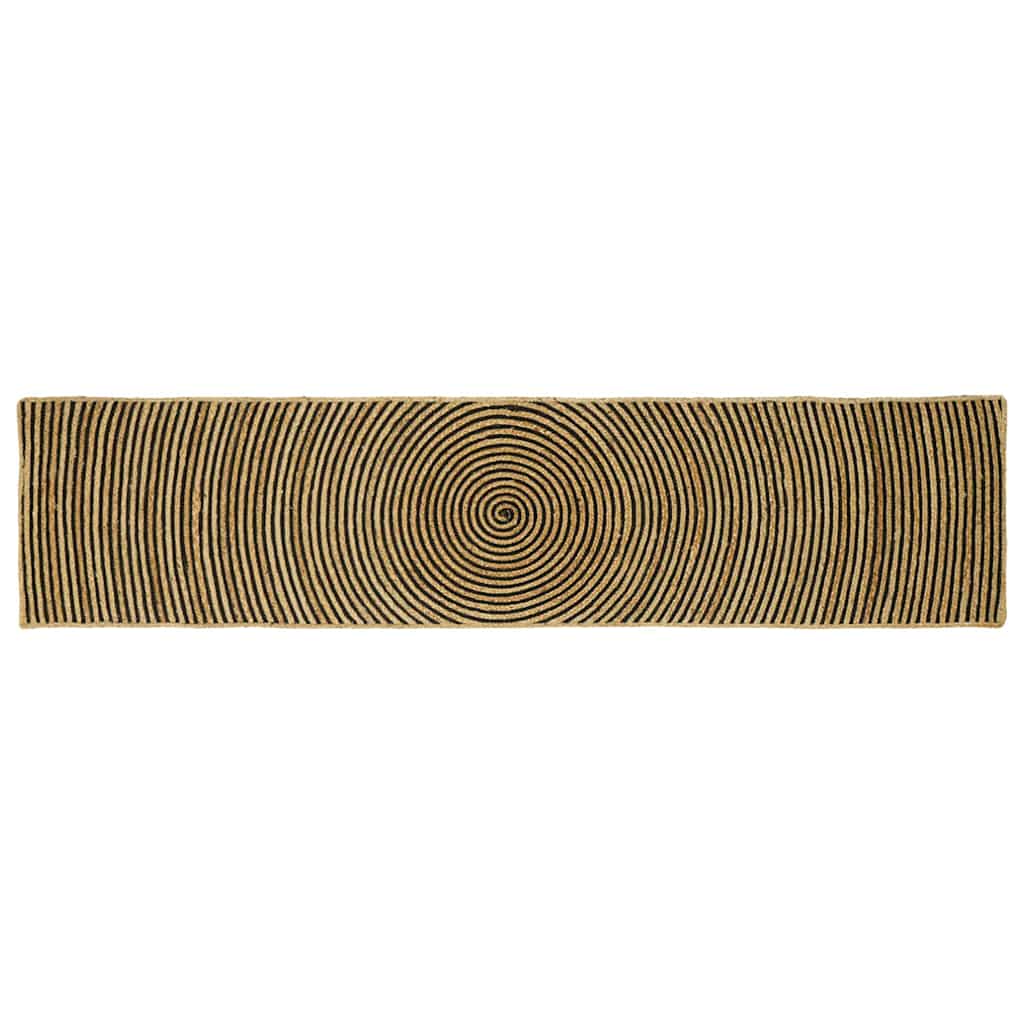 Area Rugs Black 60 x 300 cm Jute