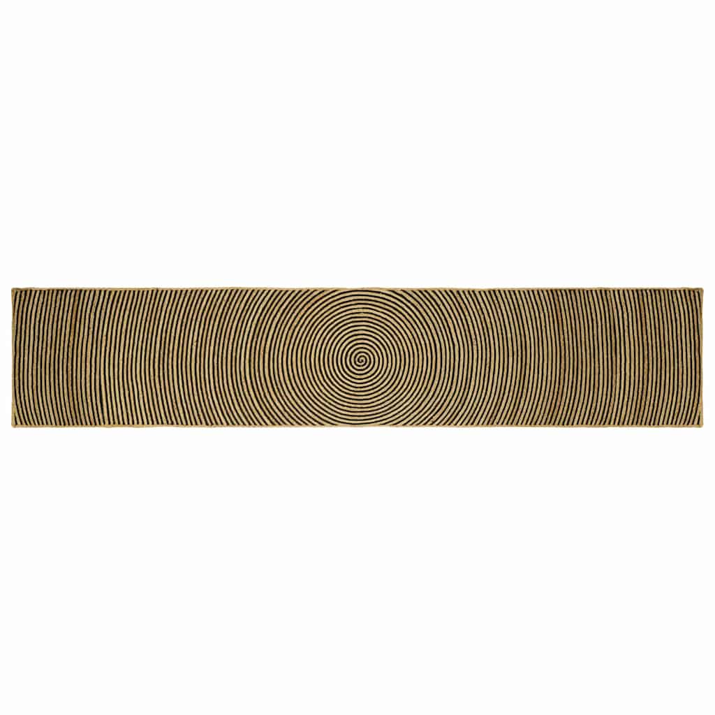 Area Rugs Black 60 x 400 cm Jute