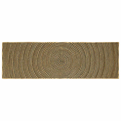 Area Rugs Black 80 x 250 cm Jute