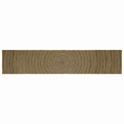 Area Rugs Black 80 x 400 cm Jute