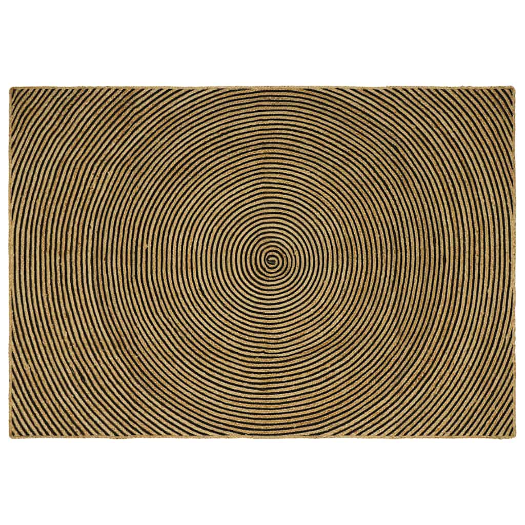 Area Rugs Black 200 x 290 cm Jute