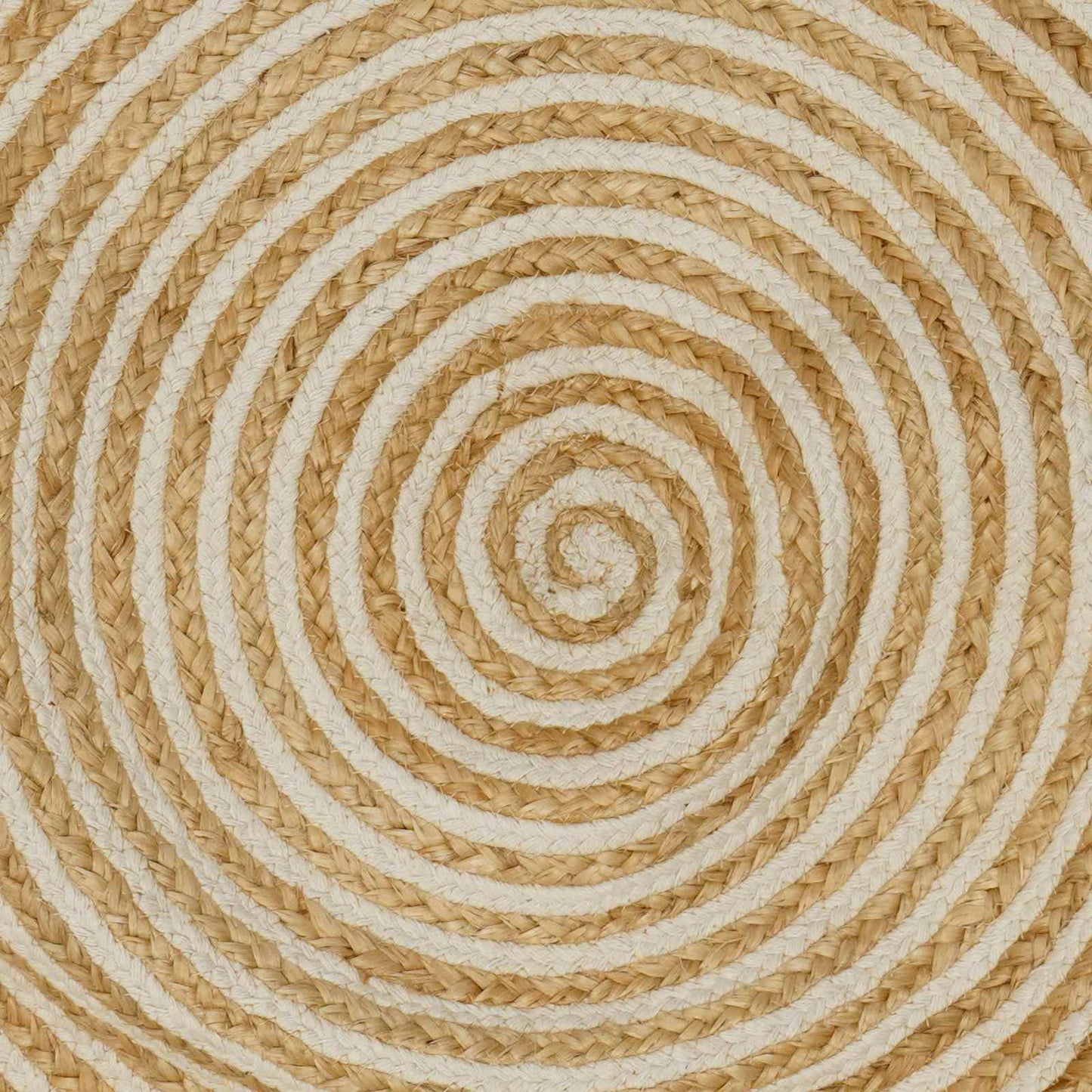 Area Rugs White Ø 210 cm Jute