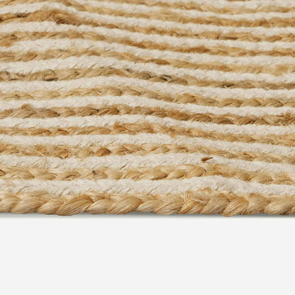 Area Rugs White Ø 210 cm Jute