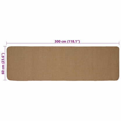 Area Rugs Light Brown 60 x 300 cm Jute