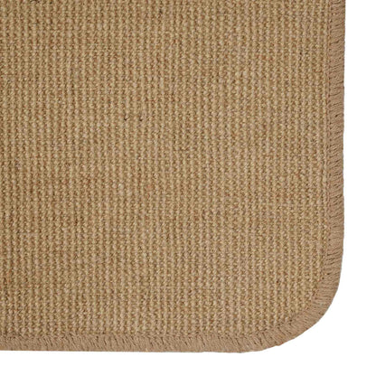 Area Rugs Light Brown 80 x 250 cm Jute