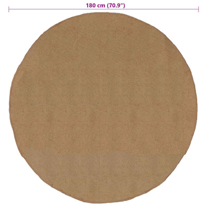 Area Rugs Natural Ø 180 cm Jute