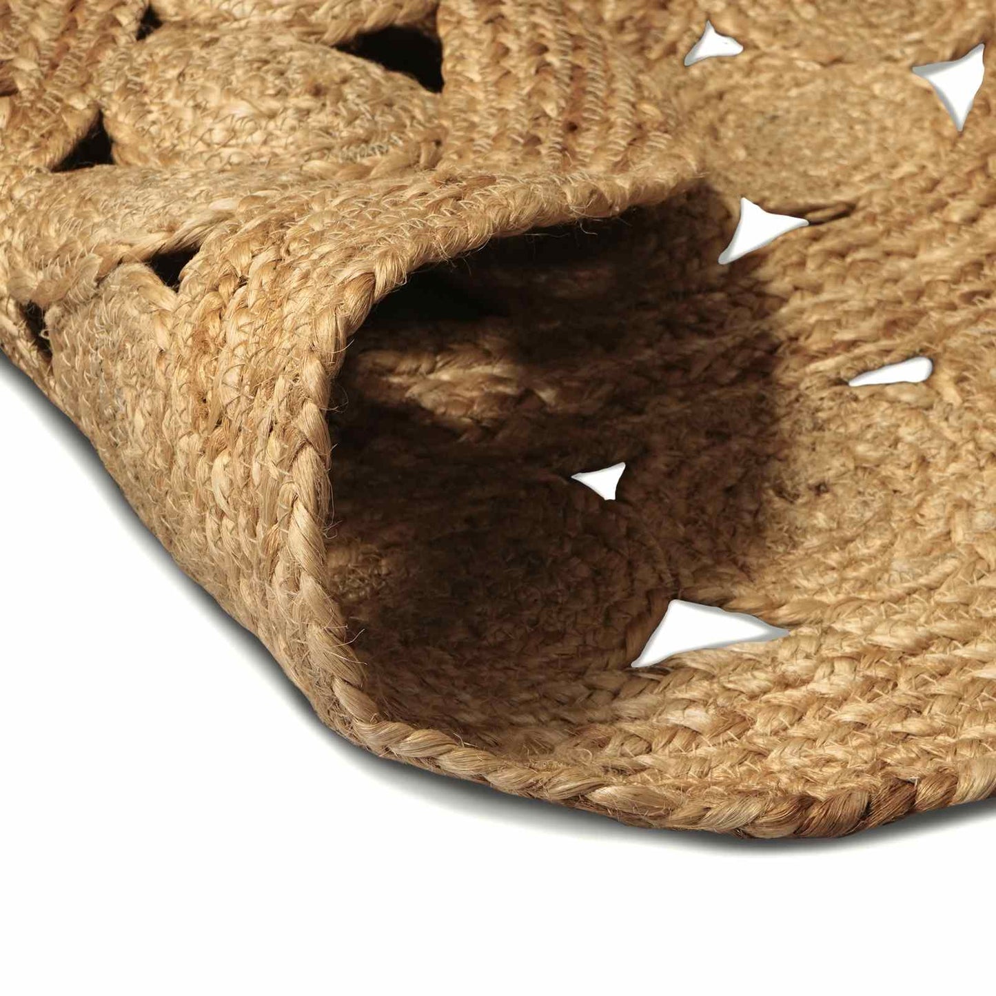 Area Rugs Natural 100 x 152 cm Jute