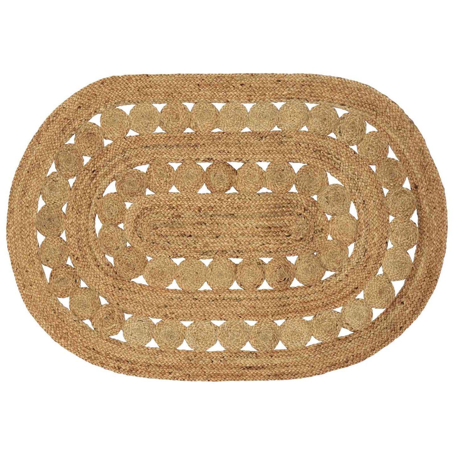 Area Rugs Natural 100 x 152 cm Jute