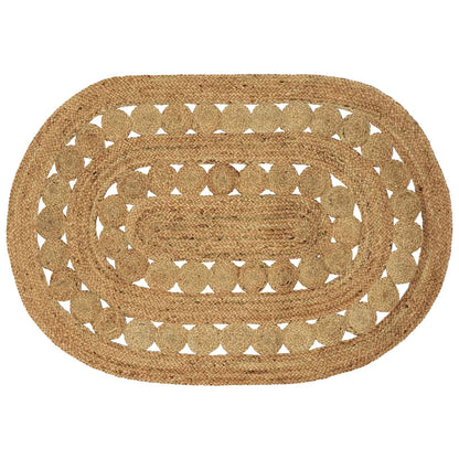 Area Rugs Natural 100 x 152 cm Jute